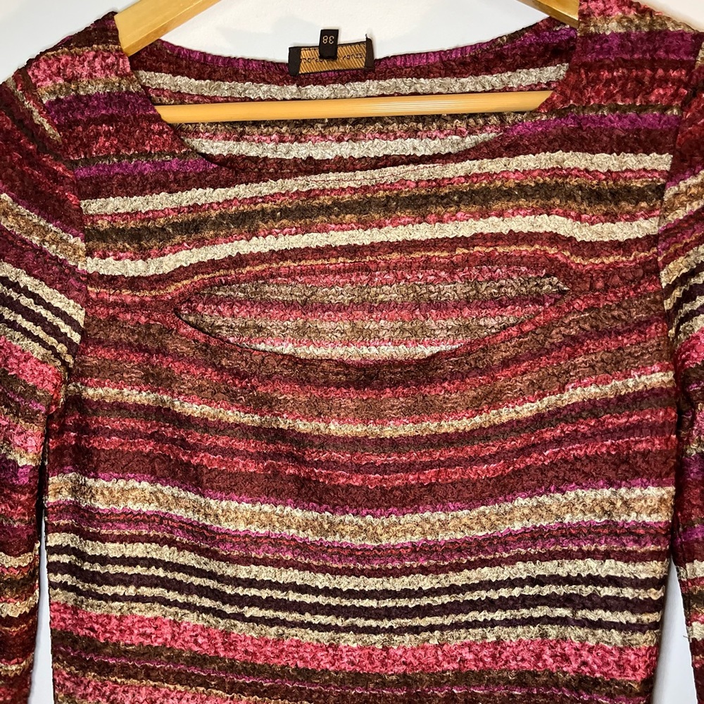 Dress MIDI with sleeves  , amazing colors, size 38, Adolfo Dominguez